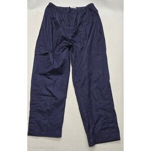 Coleman XXL Nylon Cargo Pants The Outdoor‎ Co. Blue Drawstring Elastic Waist